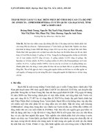 Tài liệu THÀNH PHẦN LOÀI VÀ ĐẶC ĐIỂM PHÂN BỐ THEO ĐỘ CAO CỦA BỘ PHÙ DU (INSECTA - EPHEMEROPTERA) Ở VƯỜN QUỐC GIA BẠCH MÃ, TỈNH THỪA THIÊN HUẾ pdf
