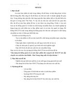 “Xây dựng hệthống quản lý an toàn thực phẩm theo nguyên tắc HACCP cho dây  chuyền sản xuất bia chai HuBi - Nha Trang công suất 10 triệu lít/năm