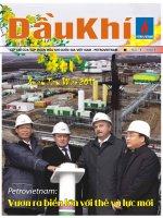 Tài liệu Tạp chí của tập đoàn dầu khí quốc gia Việt Nam - Petrovietnam - Xuân Tân Mão 2011 pptx