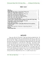 thực trạng hoạt động tín dụng tại sở giao dịch ngân hàng nông nghiệp và phát triển nông thôn việt nam