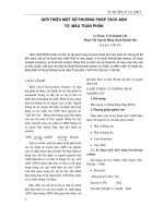 Tài liệu Giới thiệu một số phương pháp tách ADN từ máu toàn phần pot