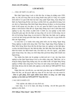 một số giải pháp, kiến nghị nhằm hoàn thiện và nâng cao chất lượng nghiệp vụ bảo lãnh tại nhno&ptnt nam hà nội