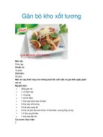 Tài liệu Gân bò kho xốt tương pptx