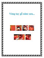 Tài liệu Vòng tay gỗ năm xưa... docx