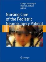 Tài liệu Nursing Care of the Pediatric Neurosurgery Patient pdf