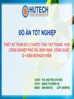 thiết kế trạm xử lí nước thải tập trung kcn phú tài-tỉnh bình định
