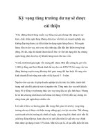 Tài liệu Kỳ vọng tăng trưởng dư nợ sẽ được cải thiện pdf