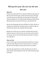 Tài liệu Những thói quen xấu cha mẹ nên sửa cho con docx