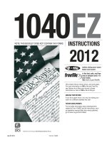 Tài liệu 1040EZ NOTE: THIS BOOKLET DOES NOT CONTAIN TAX FORMS pptx