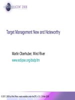 Tài liệu Target Management New and Noteworthy docx