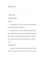 Tài liệu Chuẩn bị nước pot