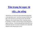 Tài liệu Tôn trọng bé ngay từ việc...ăn uống pdf