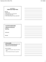 Tài liệu Chính sách nhập khẩu doc