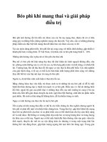 Tài liệu Béo phì khi mang thai và giải pháp điều trị pdf