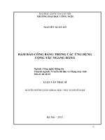đảm bảo công bằng trong các ứng dụng cộng tác ngang hàng