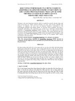 Tài liệu KHẢ NĂNG CỐ ĐỊNH ĐẠM CỦA CHỦNG VI KHUẨN AZOSPIRILLUM LIPOFERUM R29B1 CÓ KẾT HỢP CÁC LIỀU LƯỢNG PHÂN ĐẠM KHÁC NHAU LÊN SỰ SINH TRƯỞNG VÀ NĂNG SUẤT TRÊN CÂY LÚA TRONG ĐIỀU KIỆN NHÀ LƯỚI docx