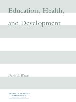 Tài liệu Education, Health, and Development doc