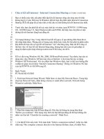 Chia sẻ kết nối qua internet