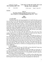 Tài liệu ĐỀ ÁN: Xây dựng mô hình xã nông thôn mới xã An Sơn, thị xã Thuận An, Tỉnh Bình Dương giai đoạn 2011 – 2015 doc