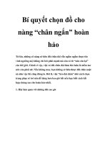 Tài liệu Bí quyết chọn đồ cho nàng “chân ngắn” hoàn hảo doc