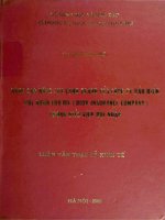 Nâng cao năng lực cạnh tranh của công ty bảo hiểm phi nhân thọ BIC trong điều kiện hội nhập