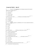Tài liệu Đề thi và đáp án tiếng anh trình độ TOEFL - Đề số 29 pot