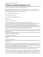 Tài liệu A History of Indian Philosophy, Vol. 1 pptx