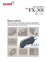 Sunx FX 301 digital fiber sensor