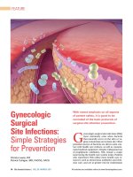 Tài liệu Gynecologic Surgical Site Infections: Simple Strategies for Prevention docx