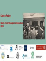 Tài liệu Karen Foley Head of Landscape Architecture, UCD pdf