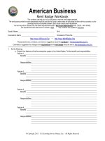 Tài liệu American Business-Merit Badge Workbook doc