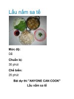 Tài liệu Lẩu nấm sa tế doc