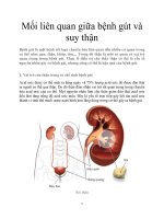 Tài liệu Mối liên quan giữa bệnh gút và suy thận pptx