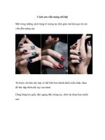 Tài liệu Cách sơn viền móng nổi bật pptx