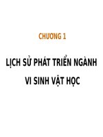 Tài liệu Vi Sinh Vật Học pot