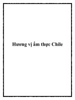 Tài liệu Hương vị ẩm thực Chile pdf