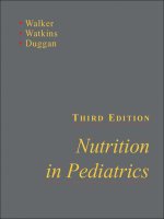 Tài liệu Nutrition in Pediatrics Basic Science and Clinical Applications - THIRD EDITION docx
