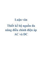 Tài liệu Thiết kế bộ nguồn đa năng điều chỉnh điện áp AC và DC doc