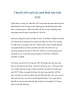 Tài liệu Chuyển biến mới của màn hình máy tính LCD ppt