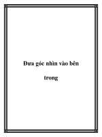 Tài liệu Đưa góc nhìn vào bên trong potx