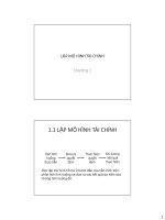 Tài liệu Lập mô hình tài chính pptx