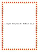 Tài liệu Những bài ca dao chủ đề làm dâu potx