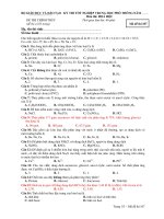 Tài liệu Đề Thi Tốt Nghiệp Hóa 2013 - Phần 1 - Đề 18 pdf