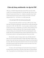 Tài liệu Chèn nội dung multimedia vào tập tin PDF pdf