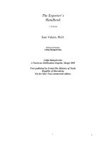 Tài liệu The Exporter’s Handbook doc