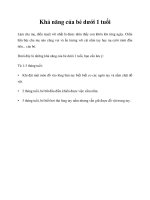 Tài liệu Khả năng của bé dưới 1 tuổi pot