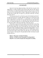 một số vấn đề cơ bản về lý thuyết hệ thống và quản lý hệ thống kinh tế