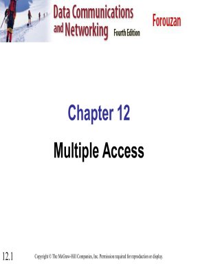 Tài liệu Chapter 12 Multiple Access docx