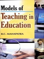 Tài liệu models of teaching in education pot