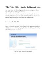 Tài liệu Wise Folder Hider - Ẩn/dấu file bằng mật khẩu pot